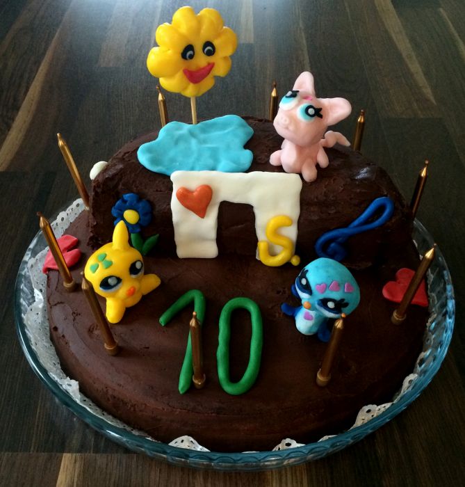 Sophinka - 10. narozeniny dort č. 1
